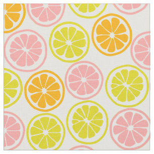 Cool Citrus Pattern Stof