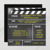 Cool Clapper Board 45th Birthday Kaart (Voorkant / Achterkant)
