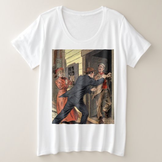 Cool Classic Story Grote Maat T-shirt (Design voorkant)