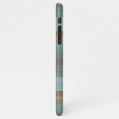 Cool Classy Artistic Leather Look Stripe Pattern iPhone Hoesje (Linkerkant)