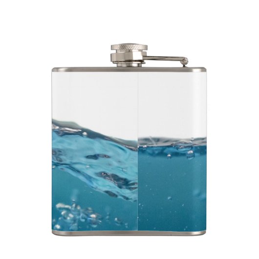 Cool Clear Blue Wave Heupfles (Achterkant)