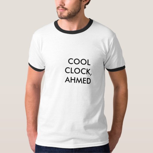 Cool Clock, Ahmed T-shirt (Voorkant)