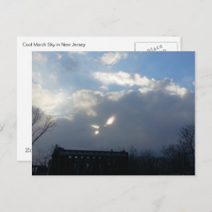Cool Clouds met blik op Cat Eyes, NJ Briefkaart