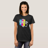 Cool CMYK Printing Printer Expert Designer Teacher T-shirt (Voorkant volledig)