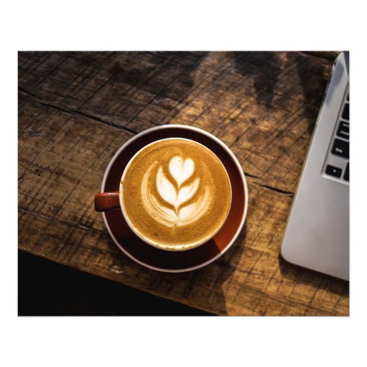 Cool Coffee Cup Foto Afdruk (Voorkant)
