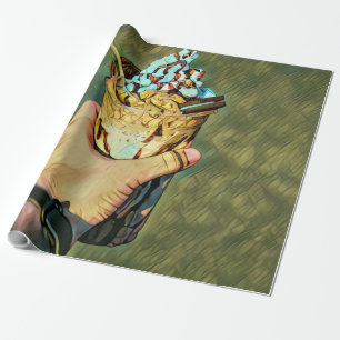 Cool cold freezing ice cream cadeaupapier