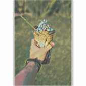 Cool cold freezing ice cream sticker (Voorkant)