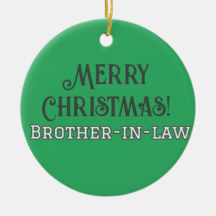 Cool College Tekst Merry Christmas zwager Keramisch Ornament