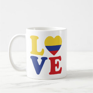 Cool Colombia Flag Love Koffiemok