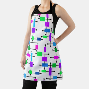 Cool Color Grid Schort