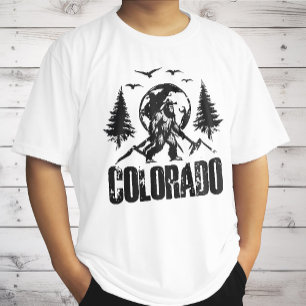 Cool Colorado Day Bigfoot wandelen T-shirt