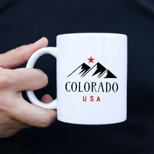 Cool Colorado USA Bergen met Star Light-Color Koffiemok