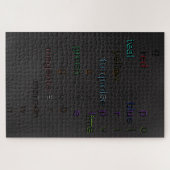 Cool, Coloré Presque Solide Puzzles Noirs (Horizontal)