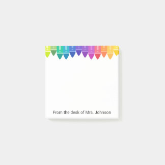 Cool Colored Crayons Post-it Notes