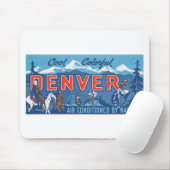 Cool Colorful Denver Muismat (Met muis)