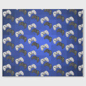 Cool Colorful Gamer Video Game Cadeaupapier (Vlak)