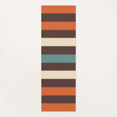 Cool Colorful Retro Stripes  Yogamat (Voorkant)