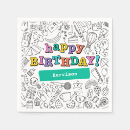 Cool Coloring aanpasbare servet