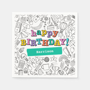 Cool Coloring aanpasbare servet