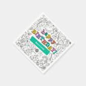 Cool Coloring aanpasbare servet (Hoek)