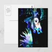 Cool Colors Carousel Horse Briefkaart (Voorkant / Achterkant)