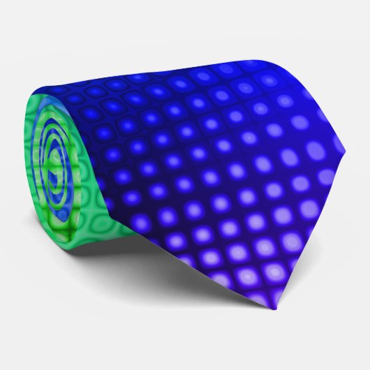 Cool Colors Dot Matrix Stropdas (Opgerold)