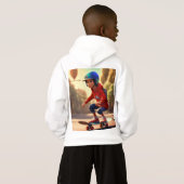 Cool & Comfy Kid Sweat - shirts à capuche - Patina (Dos entier)