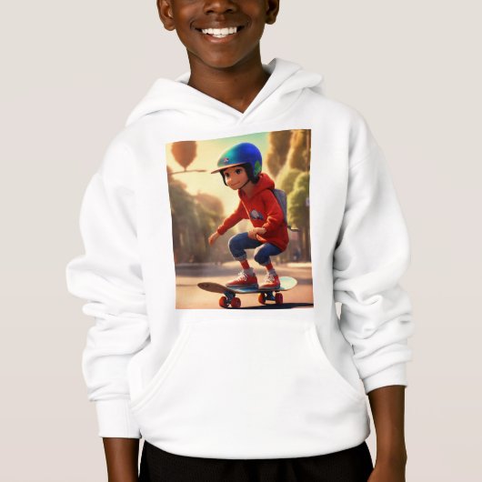 Cool & Comfy Kid Sweat - shirts à capuche - Patina (Devant)