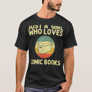 Cool Comic Book voor meisjes Kinder stripboekliefh T-shirt