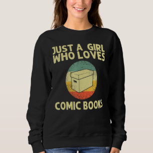 Cool Comic Book voor meisjes Kinder stripboekliefh Trui