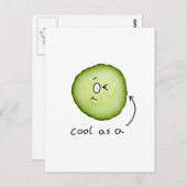 cool comme carte postale de concombre (Devant / Derrière)