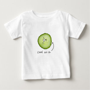cool comme T-shirt de nourrissons de concombre