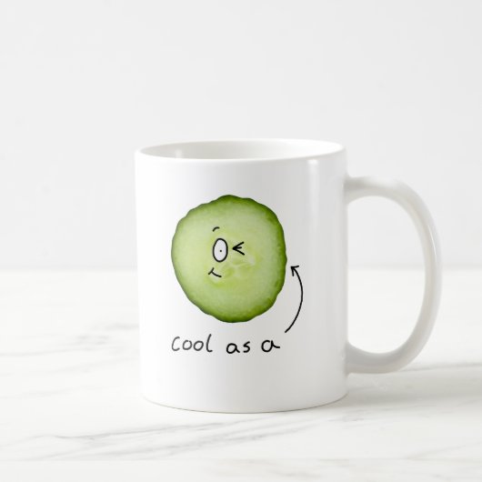 cool comme tasse de concombre (Droite)