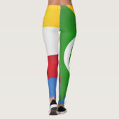 Cool Comoros Flag Mode Leggings (Achterkant)