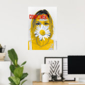 Cool complimentposter! poster (Thuiskantoor)