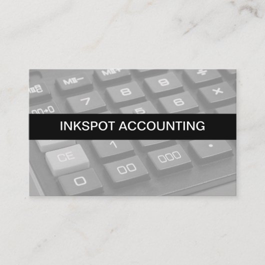 Cool Comptable - Cartes de visite modifiables en l (Devant)