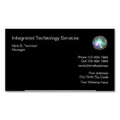 Cool Computer Science Technology Magnetisch Visitekaartje (Voorkant)