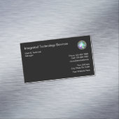 Cool Computer Science Technology Magnetisch Visitekaartje (Voorbeeld)