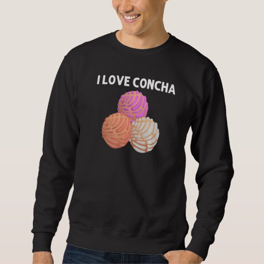 Cool Concha For Men Women Pan Dulce Latin Mexican Trui (Voorkant)