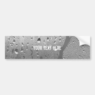 Cool Condensation look Texture Bumpersticker