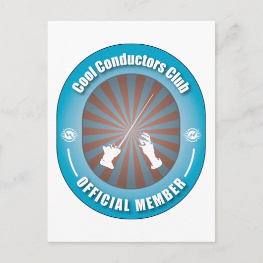 Cool Conductors Club Briefkaart (Voorkant)