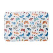 Cool controller patroon met tekst voor gamers badmat (Voorkant)