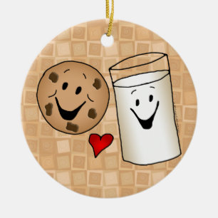 Cool Cookies en Milk Friends Cartoon Keramisch Ornament