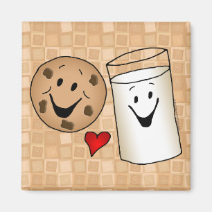 Cool Cookies en Milk Friends Cartoon Magneet