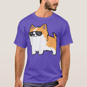 Cool Corgi Dog met zonnebril Cool Corgi T-shirt