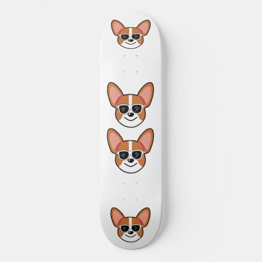 Cool Corgi Skateboard (Voorkant)