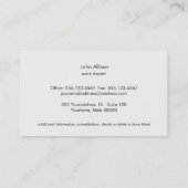 Cool Cork Sommelier Wine Expert Visitekaartje (Achterkant)