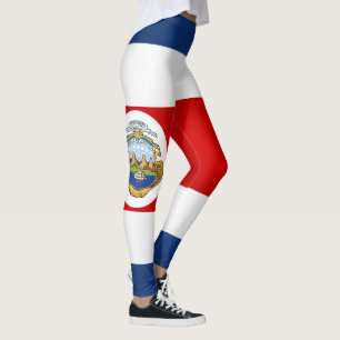 Cool Costa Rica Vlag Mode Leggings