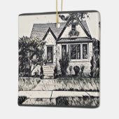 Cool Cottage House Ornament (Links)