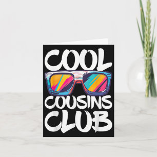 Cool Cousins Club T-shirt Jongen Meisje Neef Crew Kaart